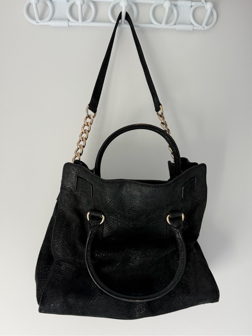 Michael Kors Black Satchel with Gold Hardware - Picture 2 of 4